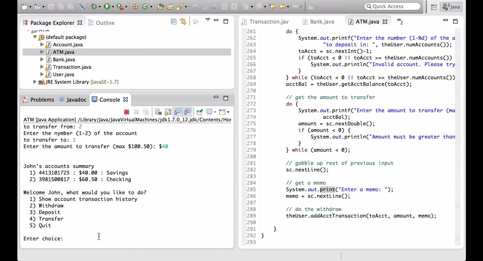 Java Project